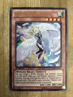 Harpie Dancer - LCJW-EN097 - Ultra Rare - 1st Edition x1 - Near Mint - Image 1