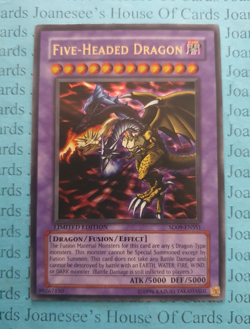 Five-Headed Dragon SD09-ENSS1 Ultra Rare Yu-Gi-Oh Card Limited Edition New - Image 1