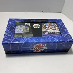 Large Lot of Bakugan Cards 42 Ability & 45 Gate in Card Storage Box w/Rule Books - Image 1