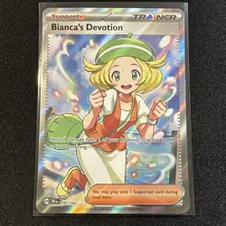 Pokemon Bianca's Devotion Trainer Temporal Forces Full Art Card 197/162 - Image 1