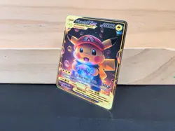 POKEMON MARIO PIKACHU METAL COLLECTABLE CARDS 10000HP VMAX FunArt. - Image 3