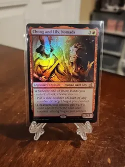 MTG Magic The Gathering Avatar Chong and Lily Nomads Eternal-Legal Foil! - Image 1