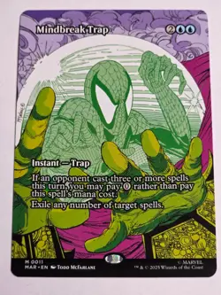 MTG - Mindbreak Trap Borderless - Marvel Universe Spiderman - Image 1