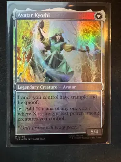 The Legend of Kyoshi Avatar Kyoshi 0186 - Foil MTG Avatar The Last Airbender - Image 2