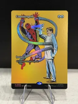 MTG: Spider-Man - Counterspell (Borderless) Eternal-Legal Foil M 0009 - Image 1