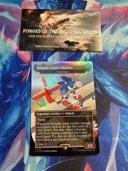 Tornado, Sonic's Biplane - Weatherlight Foil Sonic Hedgehog Secret Lair - Image 1