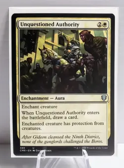 X 1 Unquestioned Authority NM Commander Legends MTG Magic The Gathering - Image 1