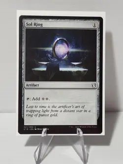 X 1 Sol Ring NM-M Commander 2019 (C19) #221 Magic The Gathering - Image 1