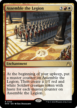[MTG] Assemble the Legion (Foil) (0163) (RVR) NM - Image 1