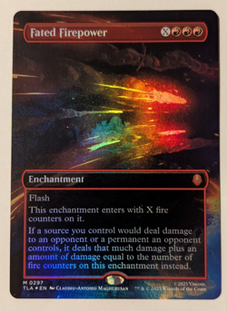 Fated Firepower - Foil - Borderless M MTG Avatar: The Last Airbender M/NM 297 - Image 1