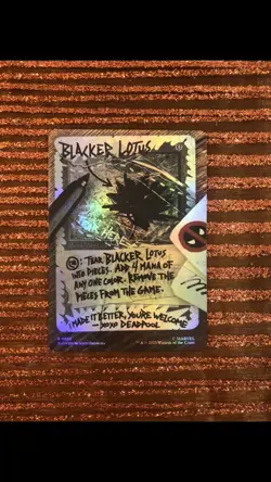 MTG Blacker Lotus - Foil, Secret Lair Drop Series, Near Mint, English - Image 4