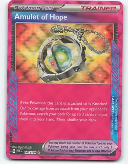 Amulet of Hope #162/191 Ace Spec Pokemon Card SV08: Surging Sparks - Image 1