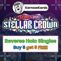 Stellar Crown - REVERSE HOLO'S - Select Your Own Pokemon - BUY 5 GET 5 FREE - Image 1