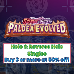Pokemon TCG - Paldea Evolved Holo and Reverse Holo Singles BUY 3 get 50% OFF! - Image 1