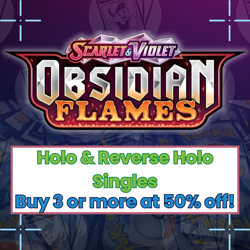 Pokemon TCG -Obsidian Flames Holo and Reverse Holo Singles BUY 3 get 50% OFF! - Image 1