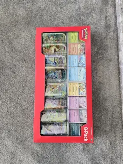 Pokemon TCG: Prismatic Evolutions Costco Mini Tins 8 Pack - New & Sealed - Image 1
