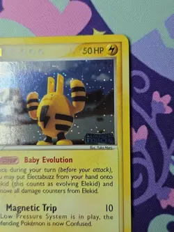 Pokemon TCG EX Unseen Forces Elekid 23/115 Reverse Holo Near Mint - Image 3