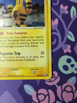 Pokemon TCG EX Unseen Forces Elekid 23/115 Reverse Holo Near Mint - Image 4
