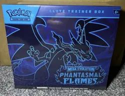 Pokemon TCG - Mega Evolution Phantasmal Flames Elite Trainer Box ETB New Sealed - Image 1