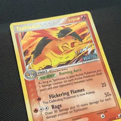 Typhlosion 17/115 STAMPED UNSEEN FORCES - REVERSE HOLO POKEMON - LP - Image 2