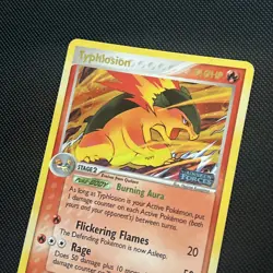 Typhlosion 17/115 STAMPED UNSEEN FORCES - REVERSE HOLO POKEMON - LP - Image 3