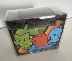 Pokemon TCG Paldea Evolved ETB Elite Trainer Box New and Sealed FREE CASE - Image 1