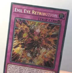 Yugioh Evil Eye Retribution INCH EN039 Secret Rare 1st ED - Image 1