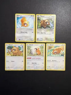 5 Bidoof Pokemon Card Collection Platinum XY SWSH PTCG A2 - Image 1
