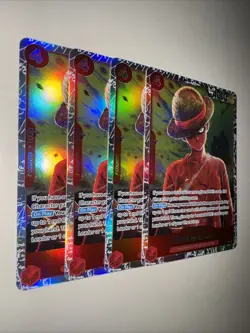 op12-015 Monkey .D. Luffy SR x4 Playset One Piece Card Game TCG CCG - Image 2