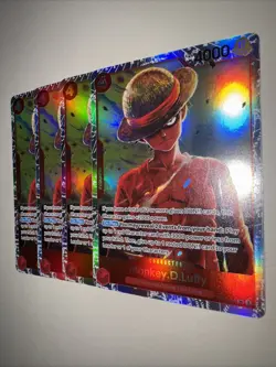 op12-015 Monkey .D. Luffy SR x4 Playset One Piece Card Game TCG CCG - Image 3