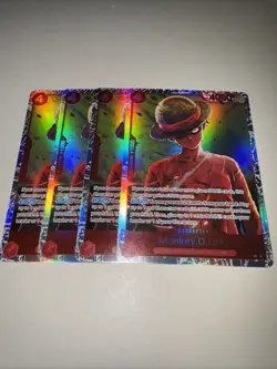 op12-015 Monkey .D. Luffy SR x4 Playset One Piece Card Game TCG CCG - Image 4