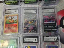 Lot Of 9 Graded Pokemon Cards,Japanese,English, Chinese - Image 3
