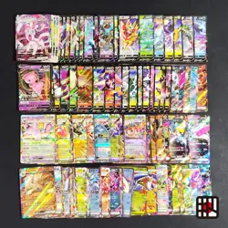 Bulk Lot of 100 V ex VMAX VSTAR NM-LP No duplicates Japanese Pokemon Card R451 - Image 1