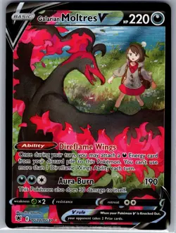 Galarian Moltres V TG20/TG30 Astral Radiance - Pokemon Card - NM - Image 1