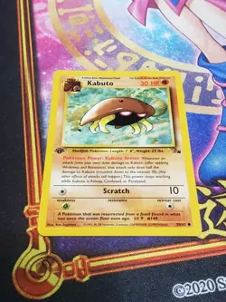 Pokemon TCG Kabuto Fossil 1st Edition Common Card 50/62 NM - Image 2