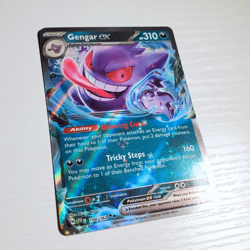 Gengar ex - 104/162 Temporal Forces Full Art Pokemon Card - NM/MINT - Image 3