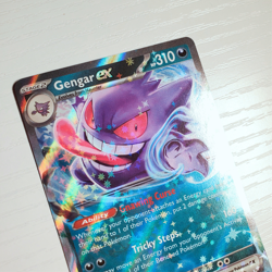 Gengar ex - 104/162 Temporal Forces Full Art Pokemon Card - NM/MINT - Image 4