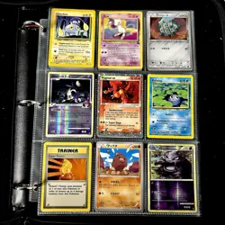 Pokemon Vintage Mixed Lot of Cards Holos Binder Page Magmar EX - Image 1