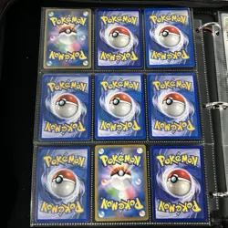 Pokemon Vintage Mixed Lot of Cards Holos Binder Page Magmar EX - Image 2