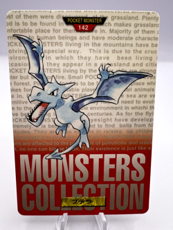 Pokemon Card Aerodactyl Bandai Carddass Red Green 2 Set 1997 Japanese - Image 4