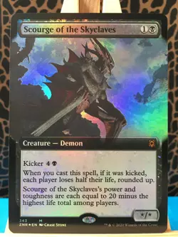 MTG - Scourge of the Skyclaves. Zendikar Rising. Foil Extended - Black Mythic. - Image 1