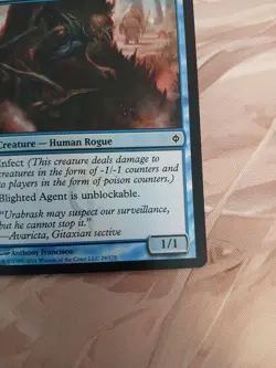 Magic The Gathering Blighted Agent Foil The List NM Blue Human Rogue - Image 5