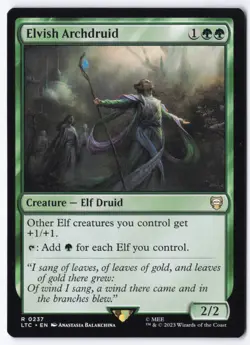 Elvish Archdruid R Commander: The Lord of the Rings: Tales of Middle-earth 237 N - Image 1