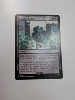 MTG - Nuclear Fallout - Fallout (PIP) NM/M Condition - Image 1