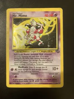 Mr Mine 6/64 Jungle Set Rare Holo Pokemon Card WOTC 1999 - TCG - Image 1