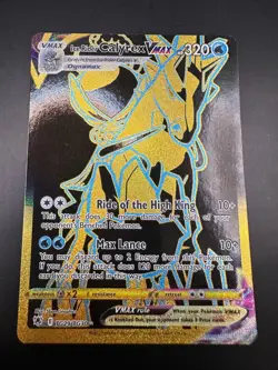 Pokemon - Ice Rider Calyrex VMAX - TG29/TG30 - SWSH Astral Radiance - Gold Card - Image 1