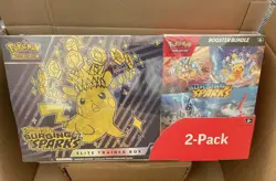 Pokemon TCG: Surging Sparks Costco 2 Pack ETB & Booster Bundle - Image 1