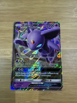Pokemon TCG Espeon GX Holo 61/149 Sun & Moon Rare 2017 - NM - Image 1