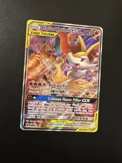 Charizard & Braixen GX SM230 SM Black Star Promo Full Art Pokemon LP Condition - Image 3