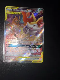 Charizard & Braixen GX SM230 SM Black Star Promo Full Art Pokemon LP Condition - Image 4